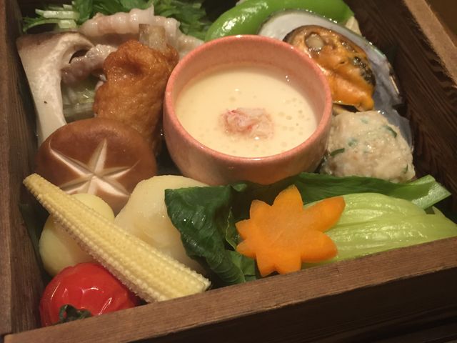 色味もキレイなセイロ蒸し_もと湯の宿 黒田や