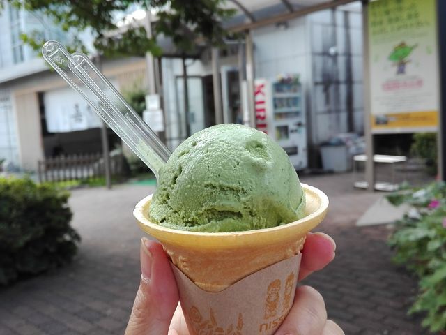 玉露のジェラート。_グリンピア牧之原