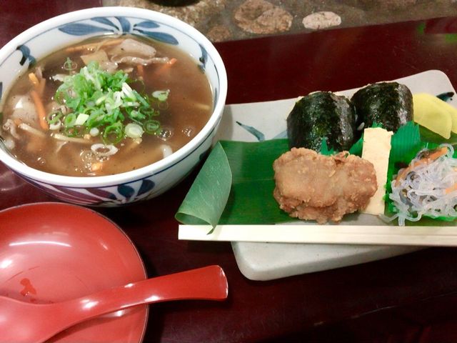 ミニ元気うどんセット720円_むすび むさし 本通店