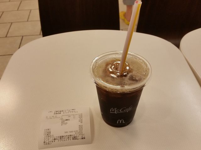 アイスコーヒー_マクドナルド小樽イオン店