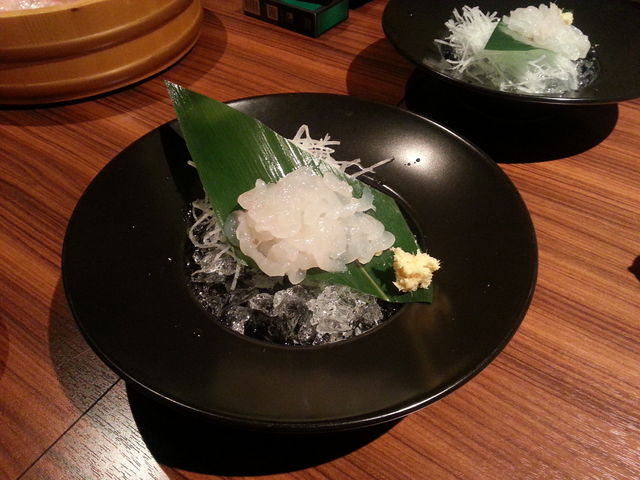 白えびの刺身!_越中 上原屋