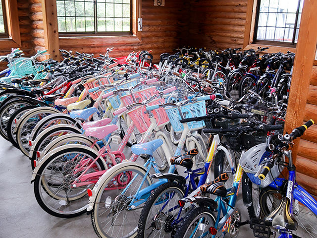 子供用自転車が多い_伊坂ダムサイクルパーク
