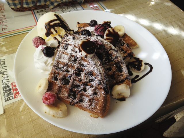 チョコバナナwaffle_芭蕉