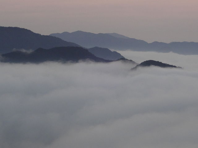 竹田城跡の雲海_竹田城跡の雲海