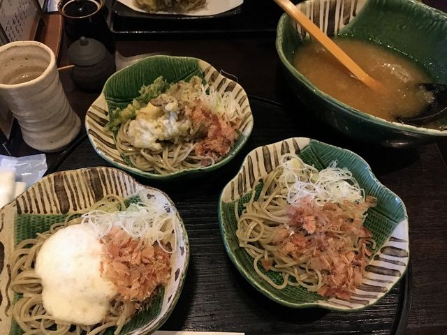 おろし蕎麦三昧をいただきました_九頭龍蕎麦