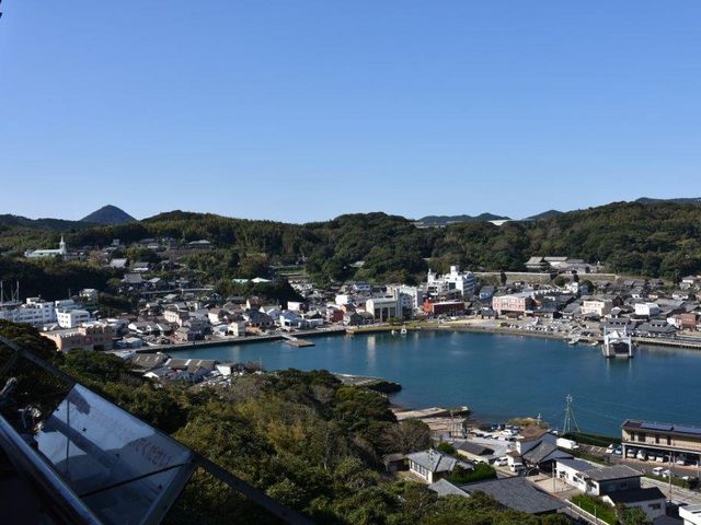 天守からの眺め_平戸城