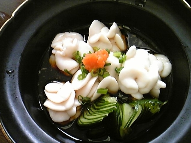 本日は生白子をポン酢で食べることが出来ました_江戸一 照國