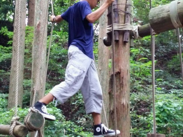 アスレチック_森の国 大山フィールドアスレチック