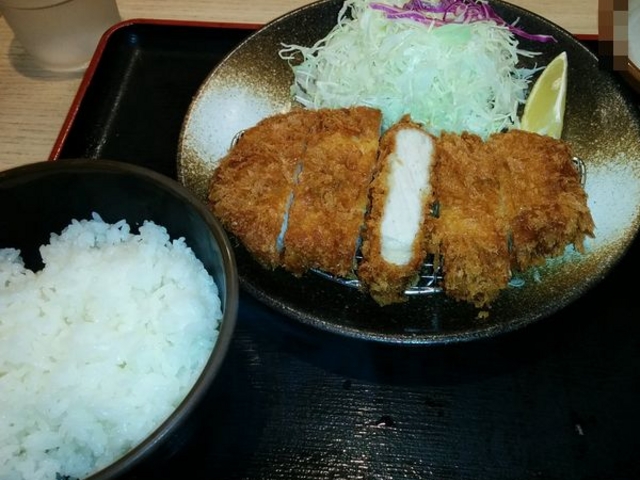 ロースかつ定食(上)_松乃屋 綾瀬店