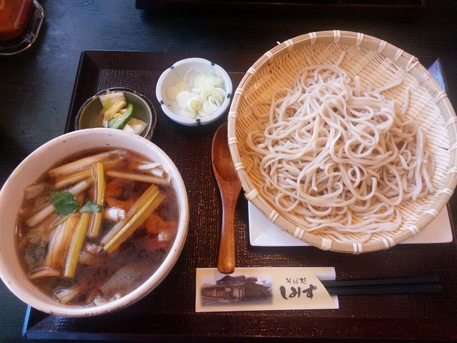 鴨汁そば_そば処 しみず