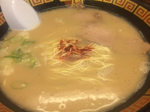 天然とんこつラーメン_一蘭 本社総本店