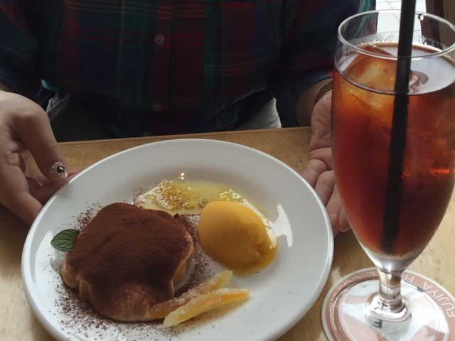 写真はカフェメニューのティラミスです。_フュージョン ダイニング FUSION DINING F