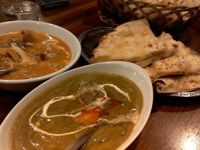 ほうれん草のチキンカレー_インド料理 MILAN 小倉店