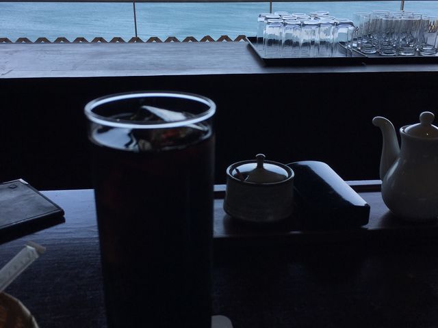 アイスコーヒー飲みながら最高な絶景_そば季寄 季作久