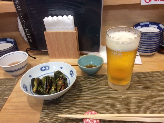 地元の貝とビール_いちりん