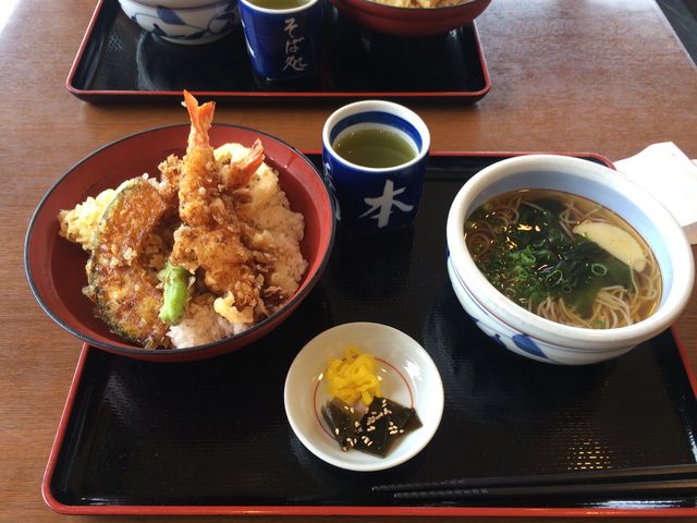 天丼セット_橋本そば店