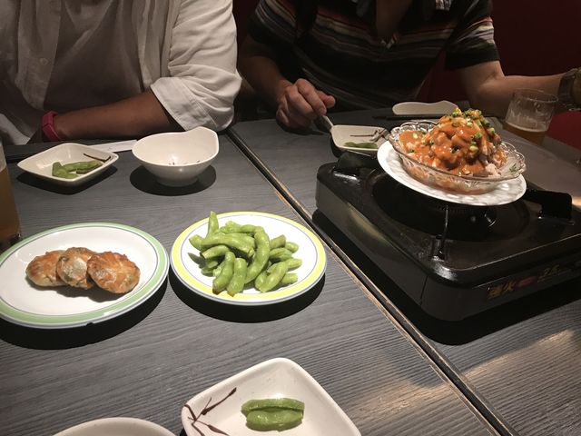 前菜です。この後2色鍋やデザートが続きます。_天満上海食宴