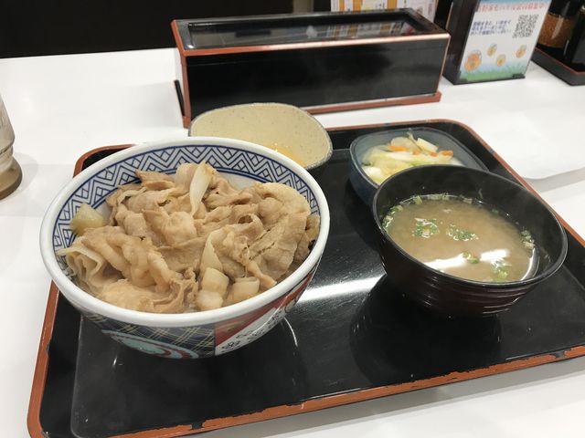 豚丼、Bセット、卵_吉野家171号線箕面店