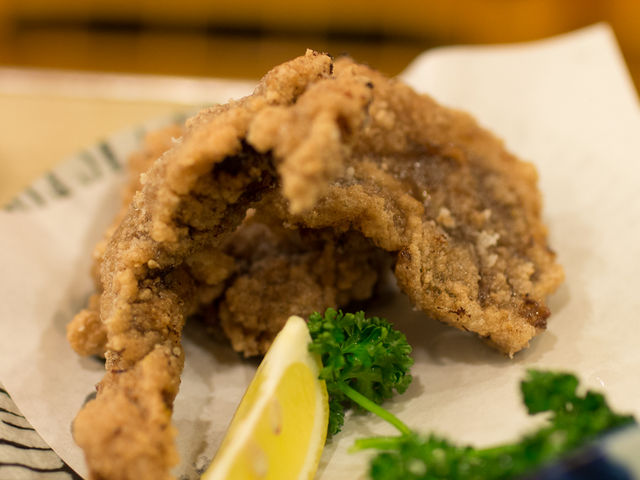 クジラの竜田揚げ_酒場 ふくろ