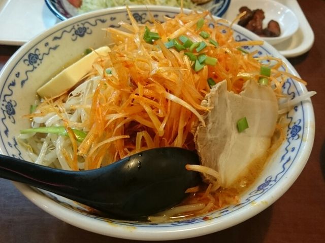 ねぎバターラーメン_くるまやラーメン北本店