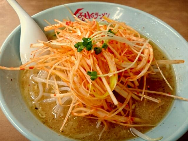 ねぎバターラーメン_くるまやラーメン篠崎店