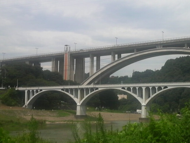 小倉橋(手前)と新小倉橋(奥)_小倉橋周辺