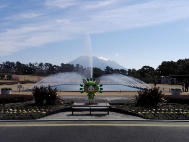 噴水ショー_吉野公園
