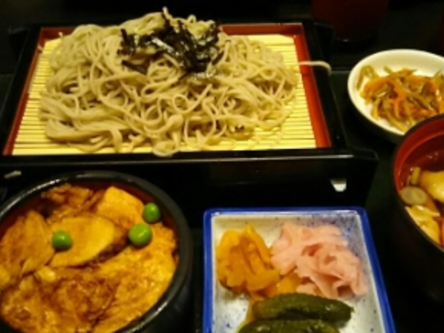おそばのセット_登利平 高崎イオンSC店