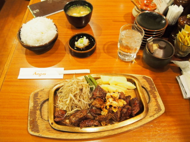 カットステーキランチ¥1300_アンガスデイトス店