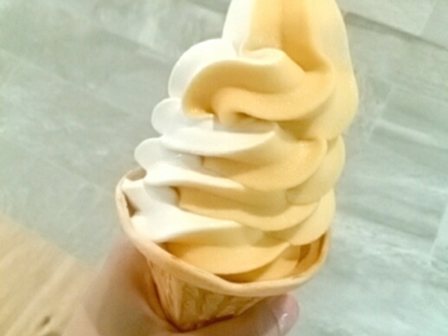 マンゴーと塩バニラソフト。_青島屋