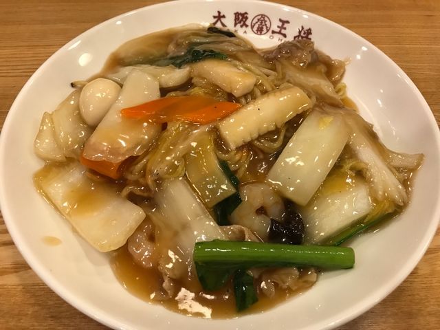 あんかけ焼きそば_大阪王将 北9条店