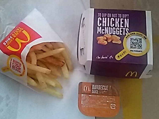 軽く、軽食。_マクドナルド294新守谷店