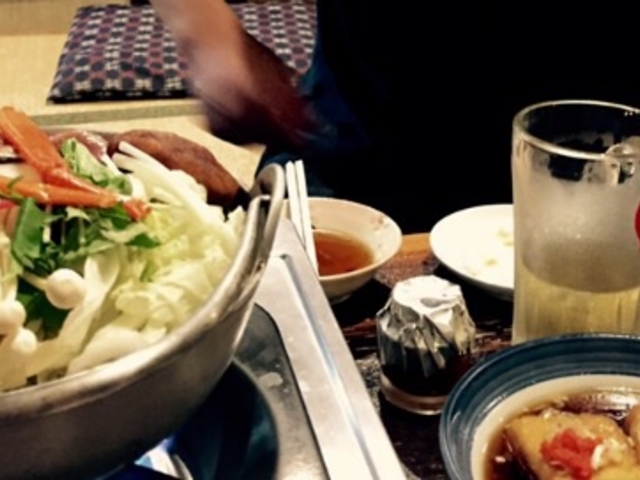 具材ををある程度食べたら、うどんを入れて食べます_森瀧