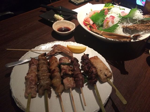 串盛りと刺身盛り合わせ_楽蔵 RAKUZO 博多筑紫口店
