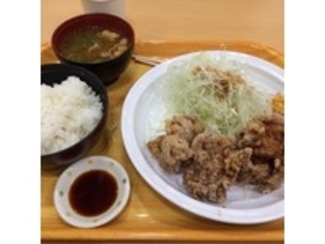 から揚げ定食_高松自動車道豊浜サービスエリア下り線