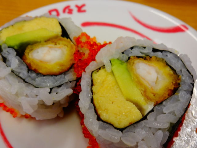 海老フライアボカドロール_スシロー津島店