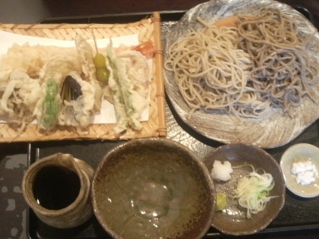 さか間、天せいろ_手打そば さか間