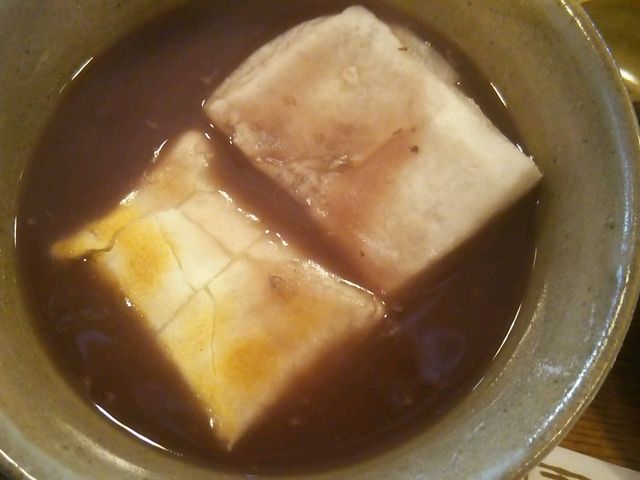 ぜんざい_おかげ横丁団五郎茶屋