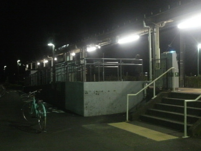 早朝の入谷駅_JR入谷駅