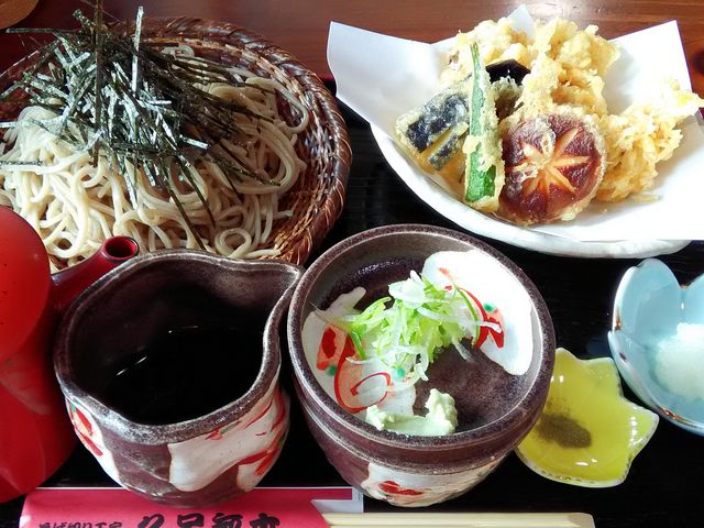 天ぷらも美味_そば切り工房久呂無木