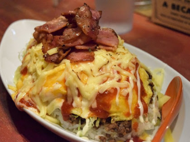 オムタコ…うーん_タコライスcafe きじむなぁ デポアイランド店