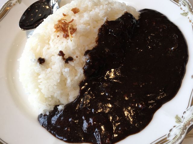 ブラックカレー、とっても美味しくいただきました。_東洋軒 名古屋栄店