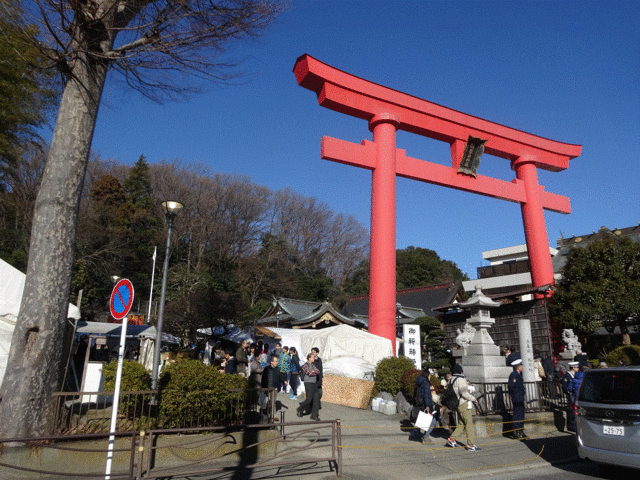 ハイライトの一つ、琴平神社_柿生の里散歩道