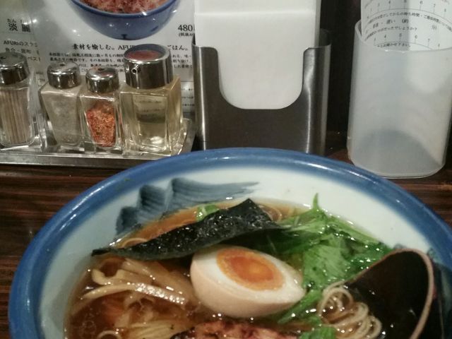 AFURIの柚子塩ラーメン。_AFURI 原宿店
