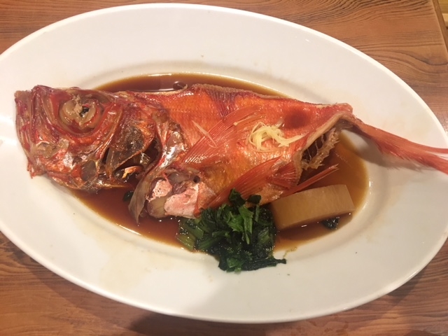 金目鯛の煮付け_味くらべ