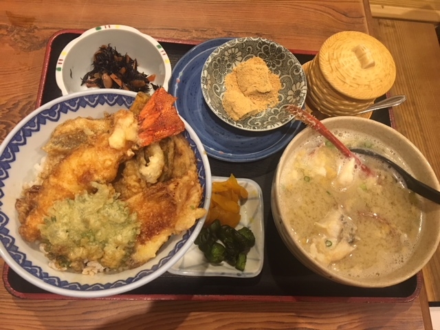 伊勢海老天丼_味くらべ