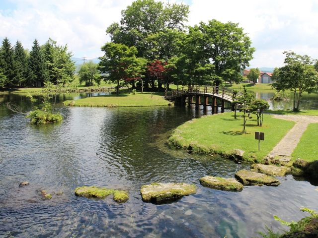 美しい水場の庭園_噴出しガーデン