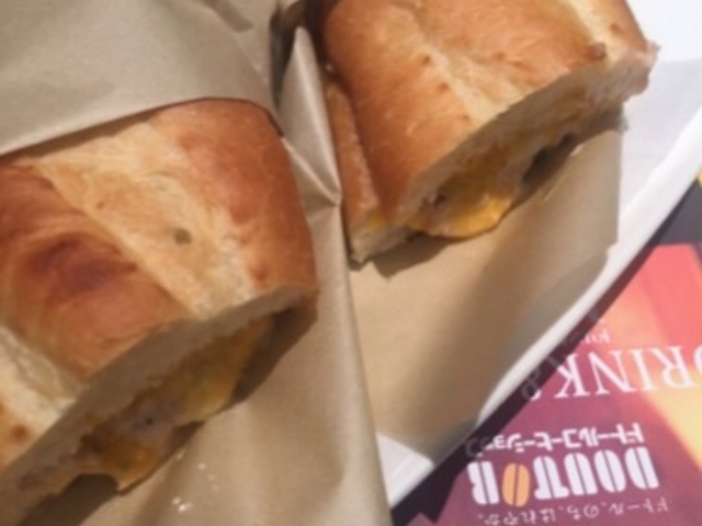 ツナチーズサンドです。_ドトールコーヒーショップ読売ランド駅前店