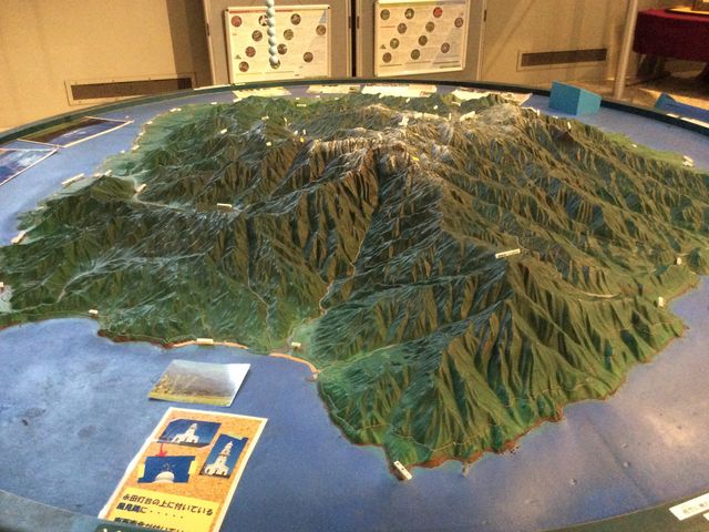 島全体のジオラマ_屋久島環境文化村センター