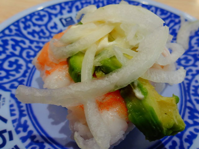 えびアボカド_無添くら寿司 名古屋守山店